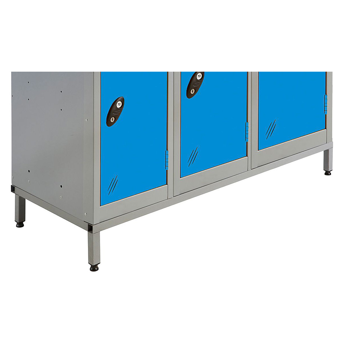 Locker Stand For 3 Lockers | 150h x 915w x 460d mm