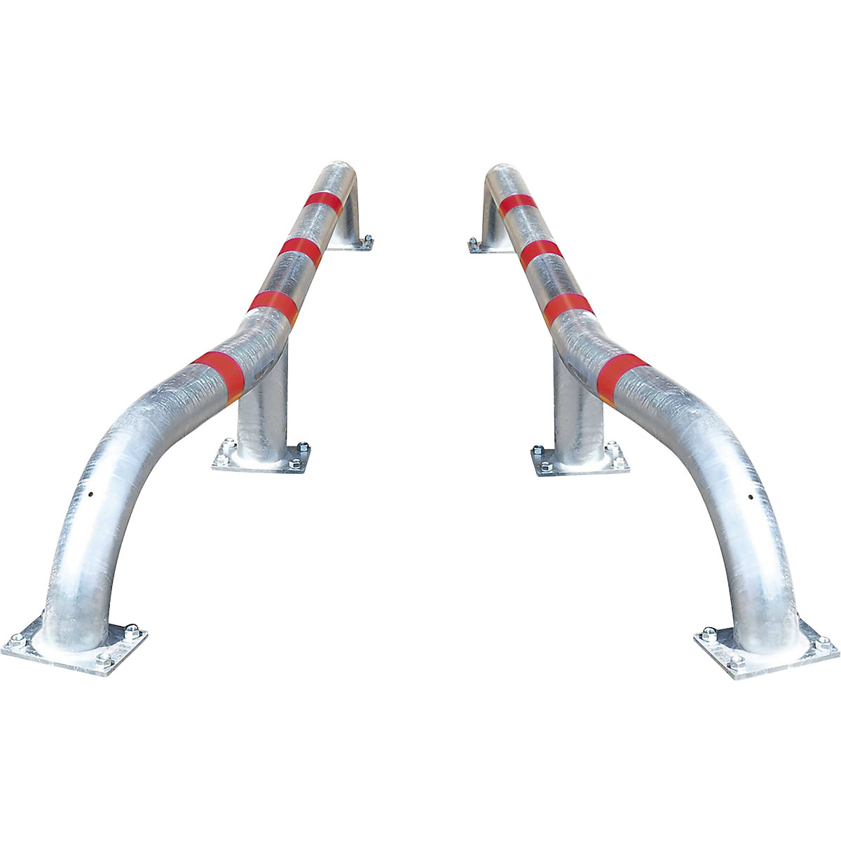 Lorry entry guide, ram protection bar set - Black Bull