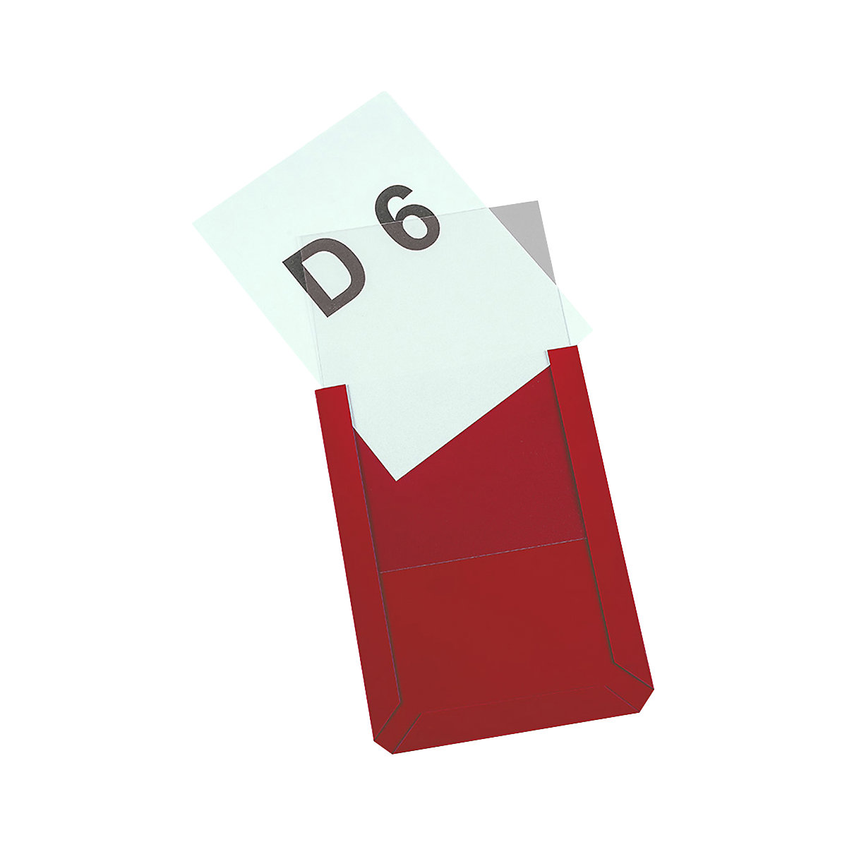 Magnetic display pocket made of rigid PVC - EICHNER