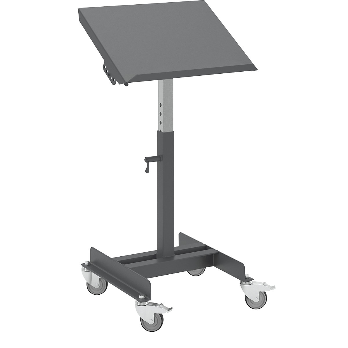 Materialständer, Tragfähigkeit 150 kg, fahrbar eurokraft pro