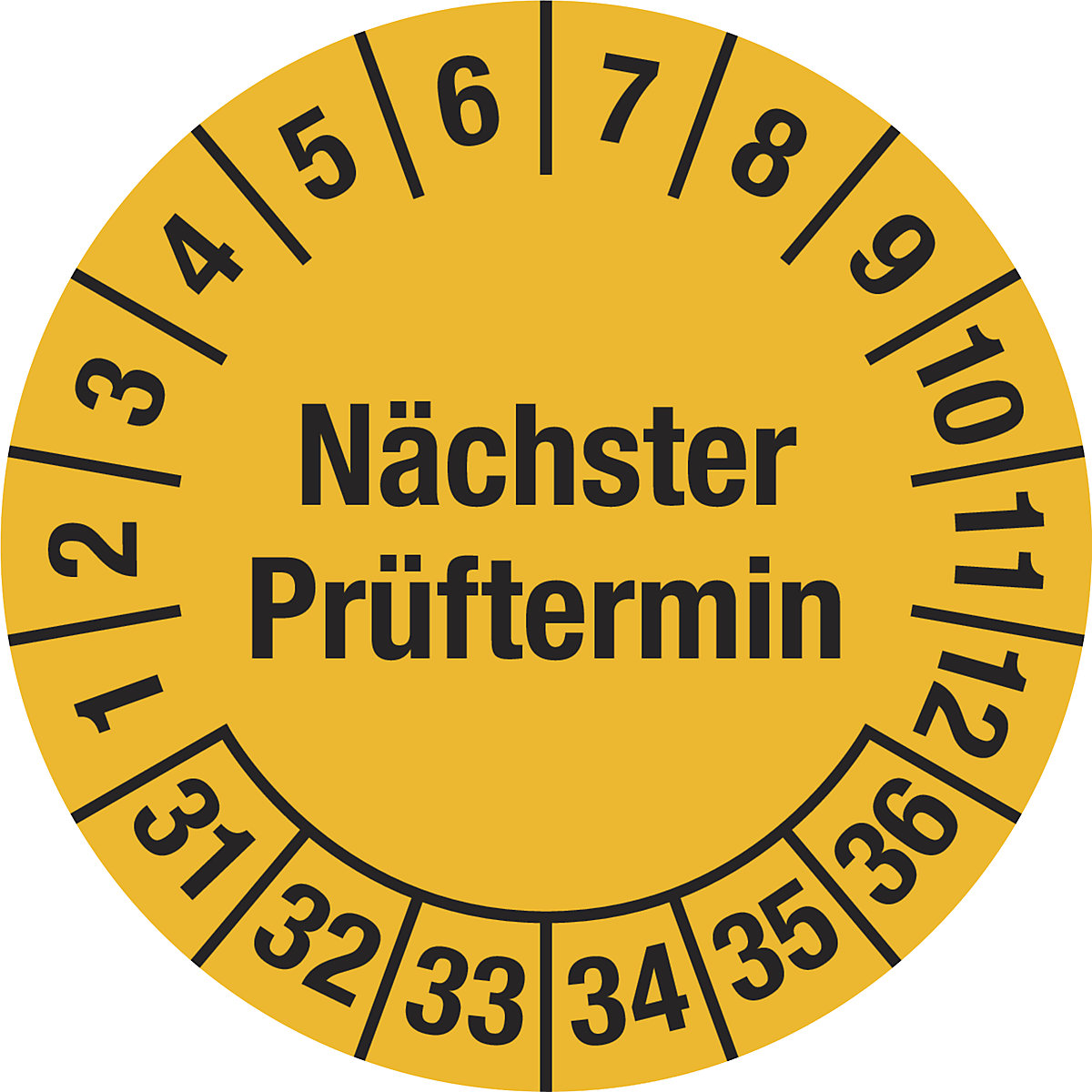 Mehrjahresplakette, Nächster Prüftermin