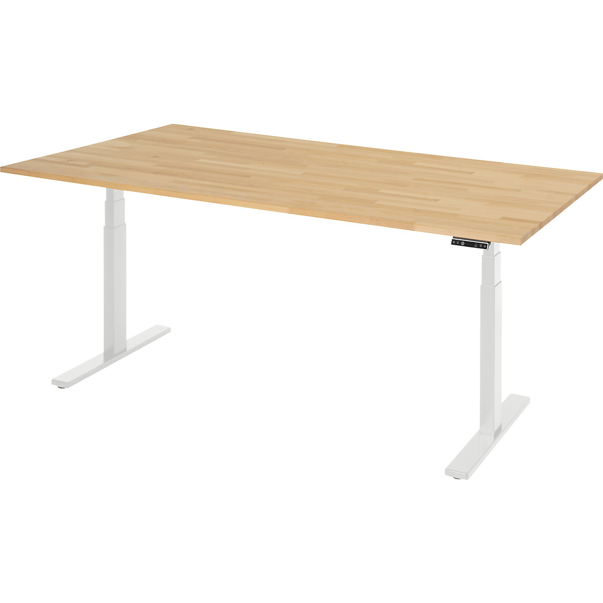 Munkaasztal, elektromosan állítható magasságú – teherbírás 100 kg – RAU