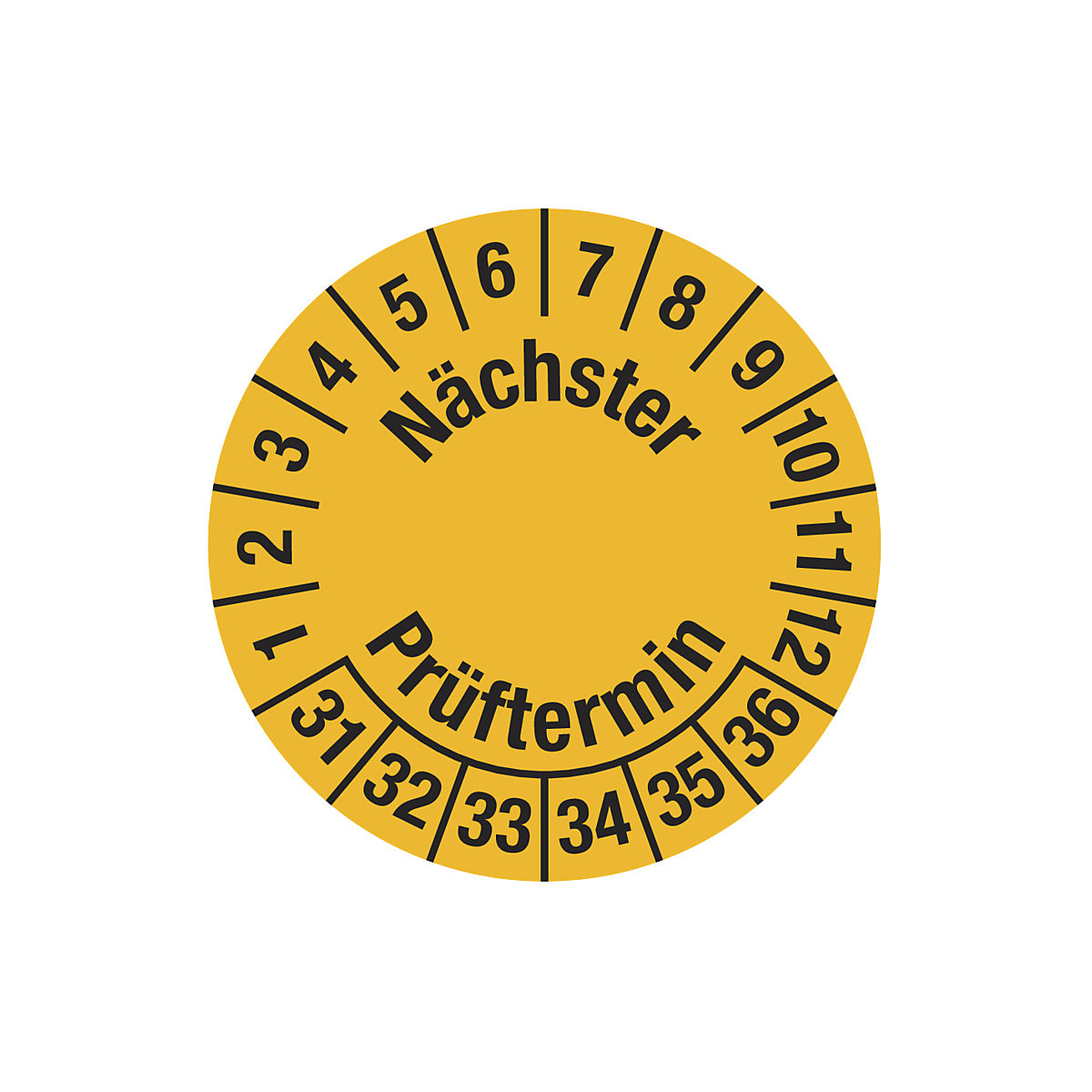 Nächster Prüftermin, Folie