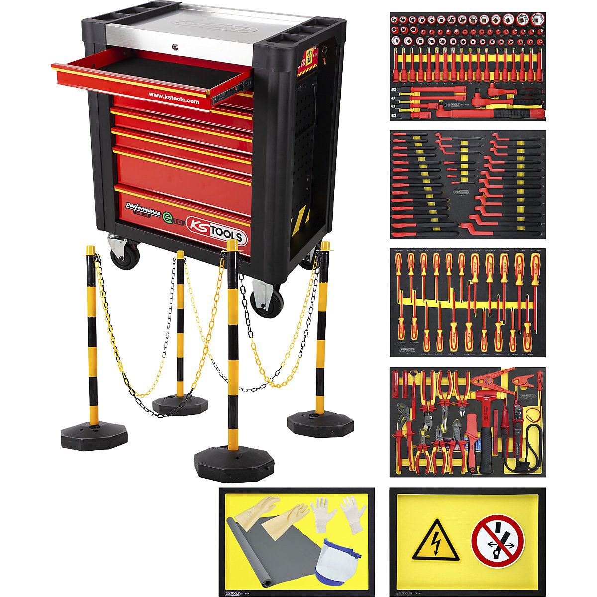 PERFORMANCEplus Werkstattwagen E10 KS Tools