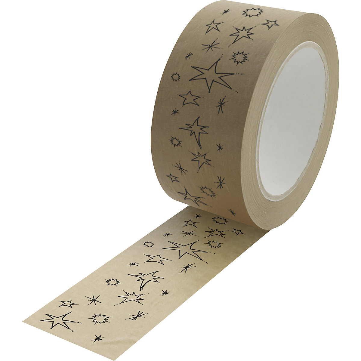 Papier-Packband Stars