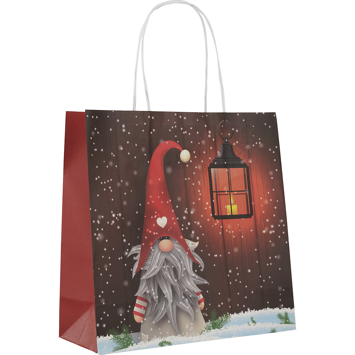 Papiertragetasche Winter Elf