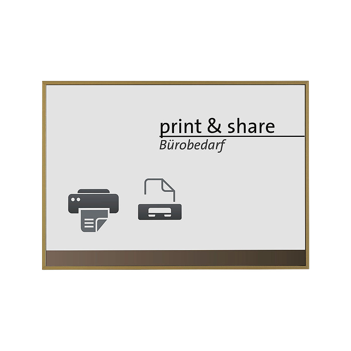 Plaque de porte MADRID Bronze Line™