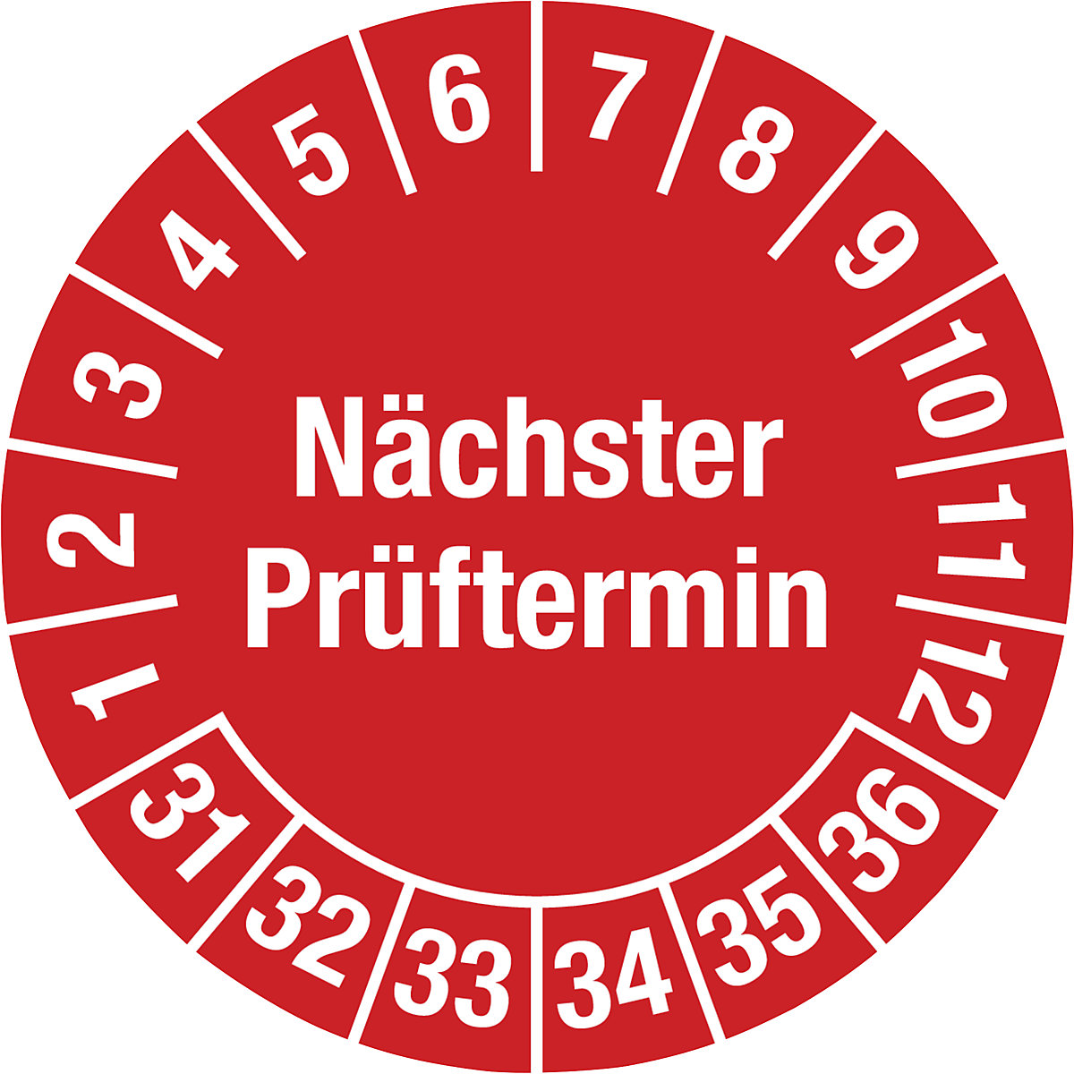Prüfplakette, Mehrjahreszahlen