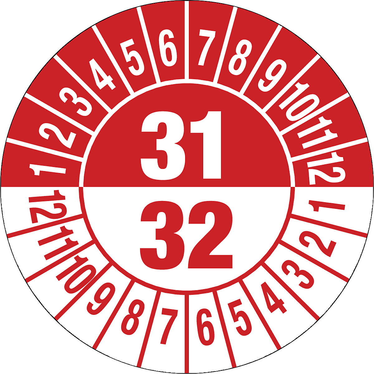 Prüfplakette, Mehrjahreszahlen