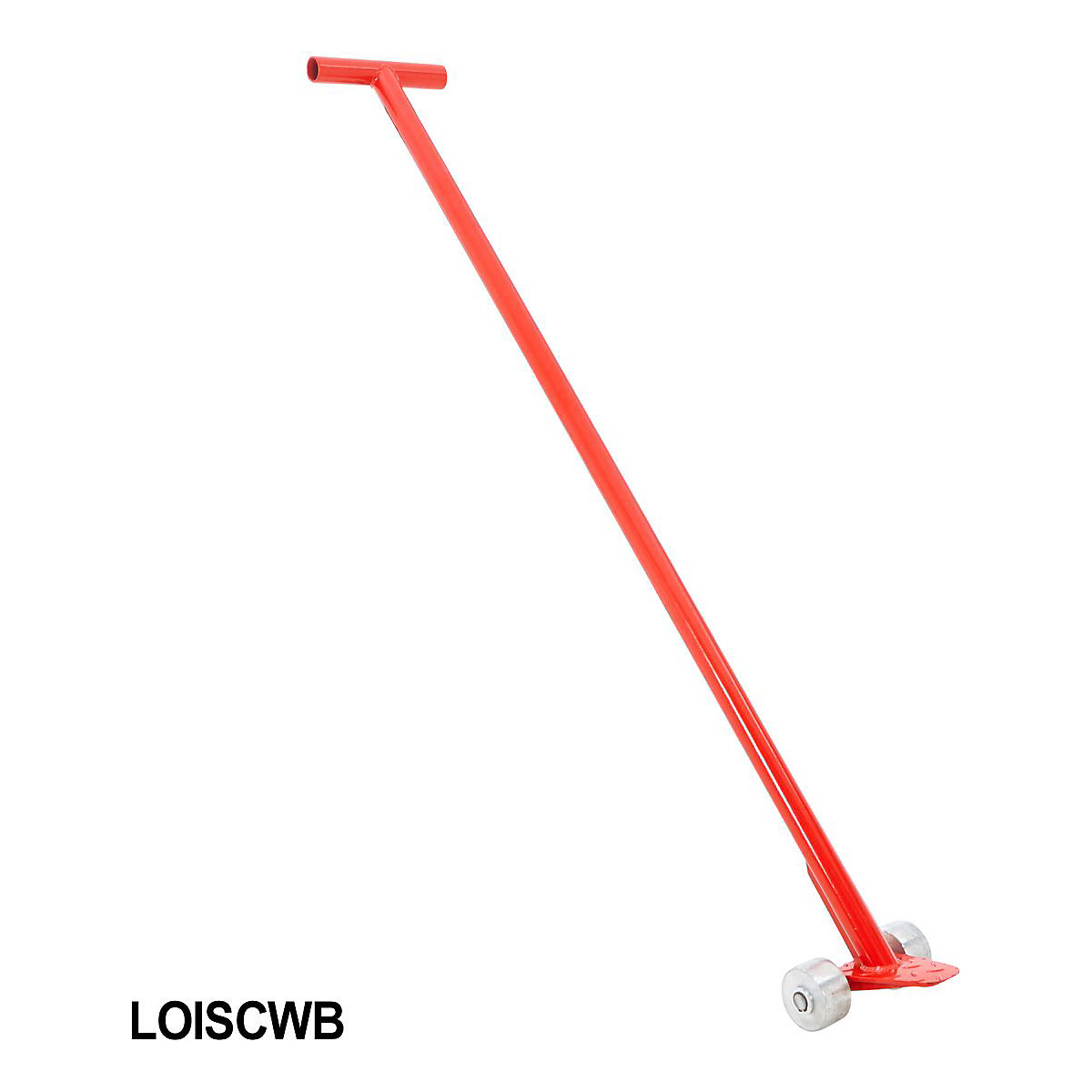 Roller Lifting Crowbar 2m High 1500kg Capacity With 100mm Steel Rollers