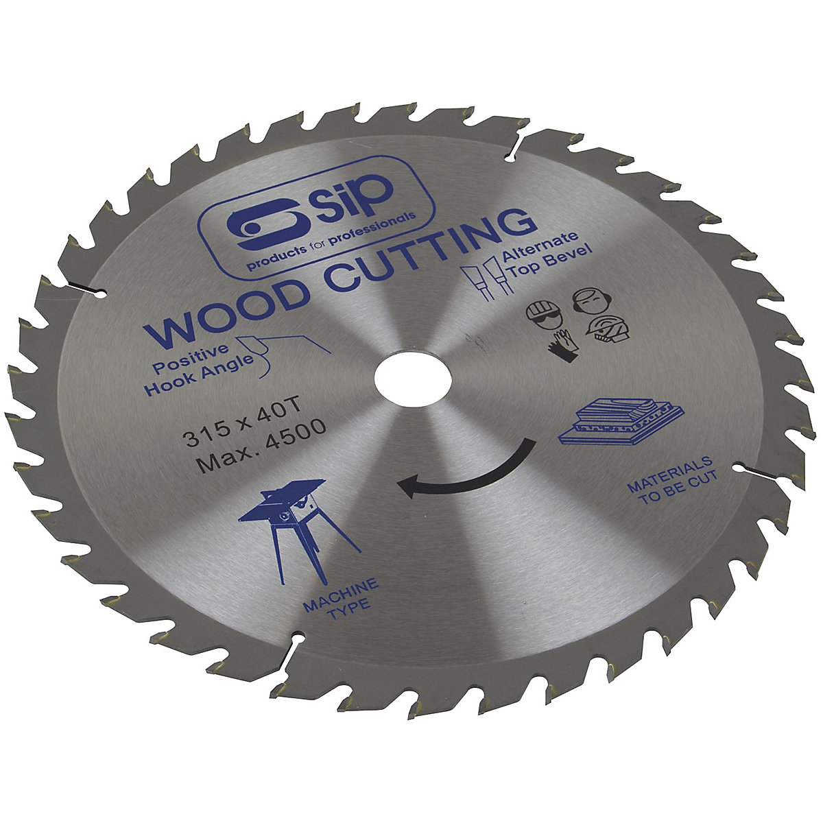 SIP TCT Circular Saw Blades for SIP01446, SIP TCT Circular Saw Blades for SIP01446, SIP TCT 40T Circular Saw Blade for SIP01446 | 315mm x 30mm-0