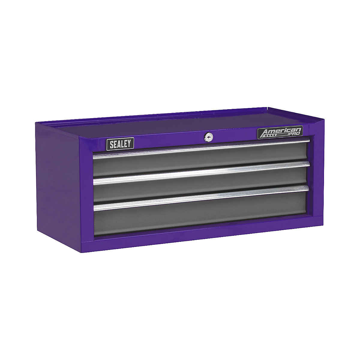 Sealey American Pro Mid-Box | 3 Drawer | Purple