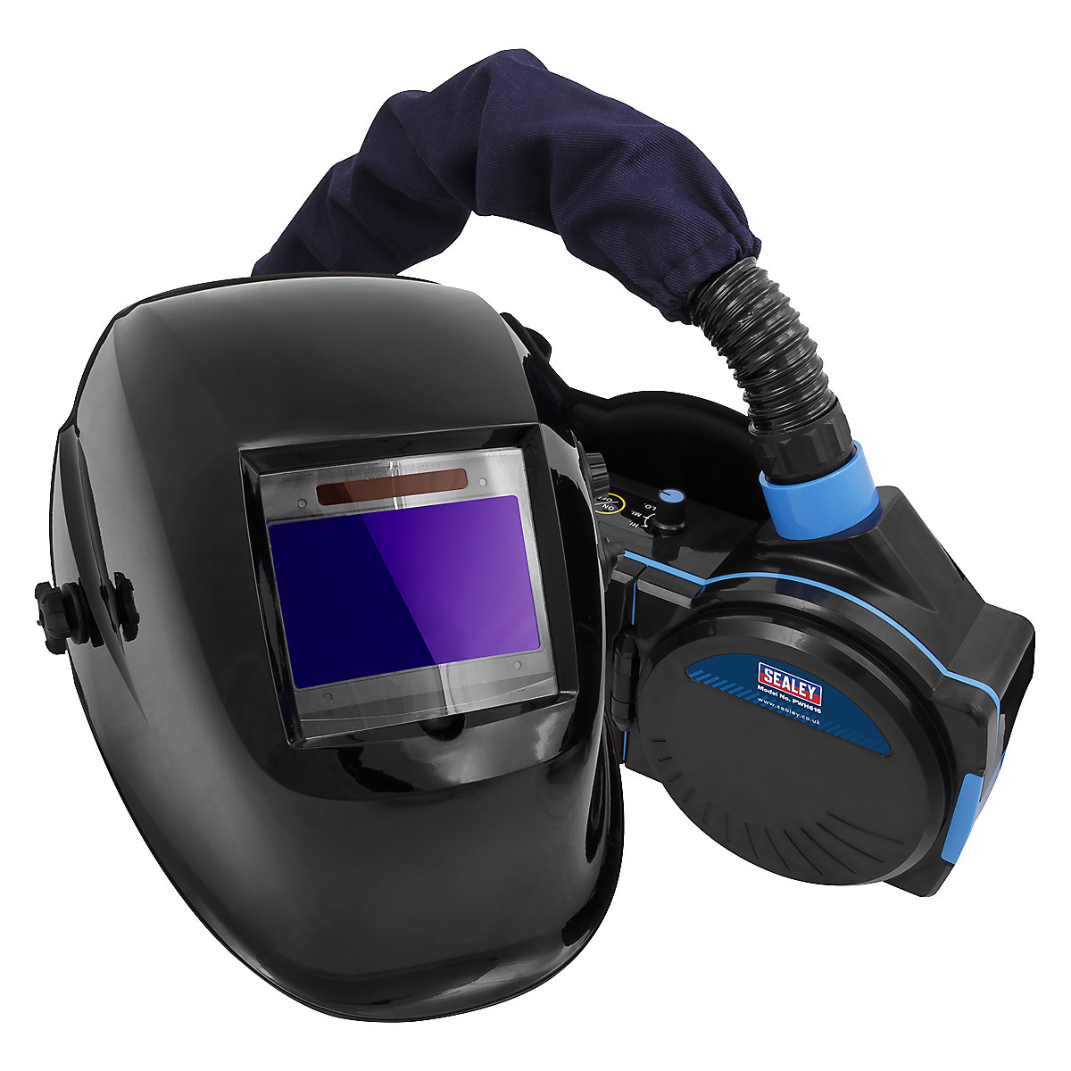 Sealey Auto Darkening Welding Helmet with TH2 PAPR | TH2 PAPR (Product illustration 2)-1