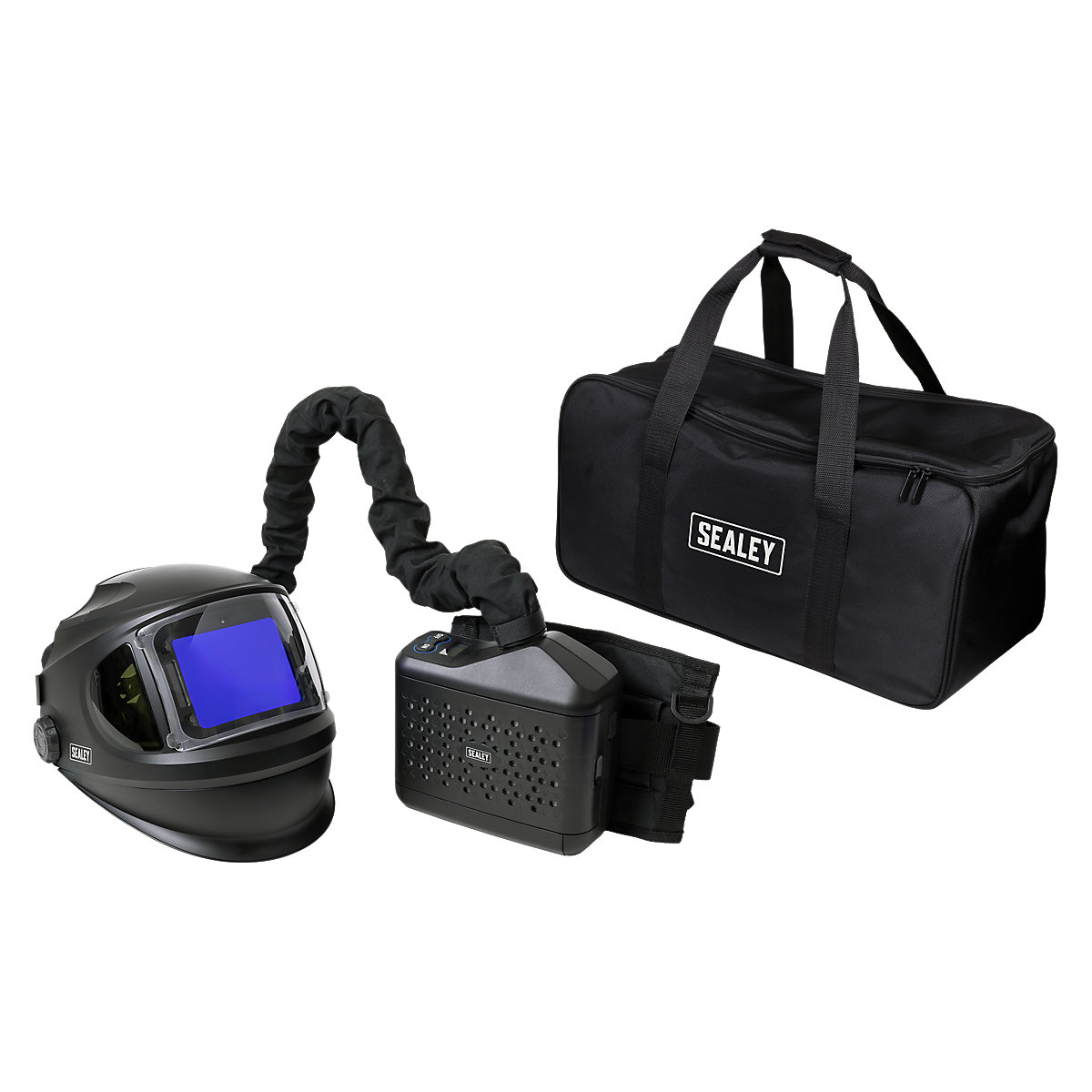 Sealey Auto Darkening Welding Helmet with TH3 PAPR | TH3 PAPR (Product illustration 2)-1