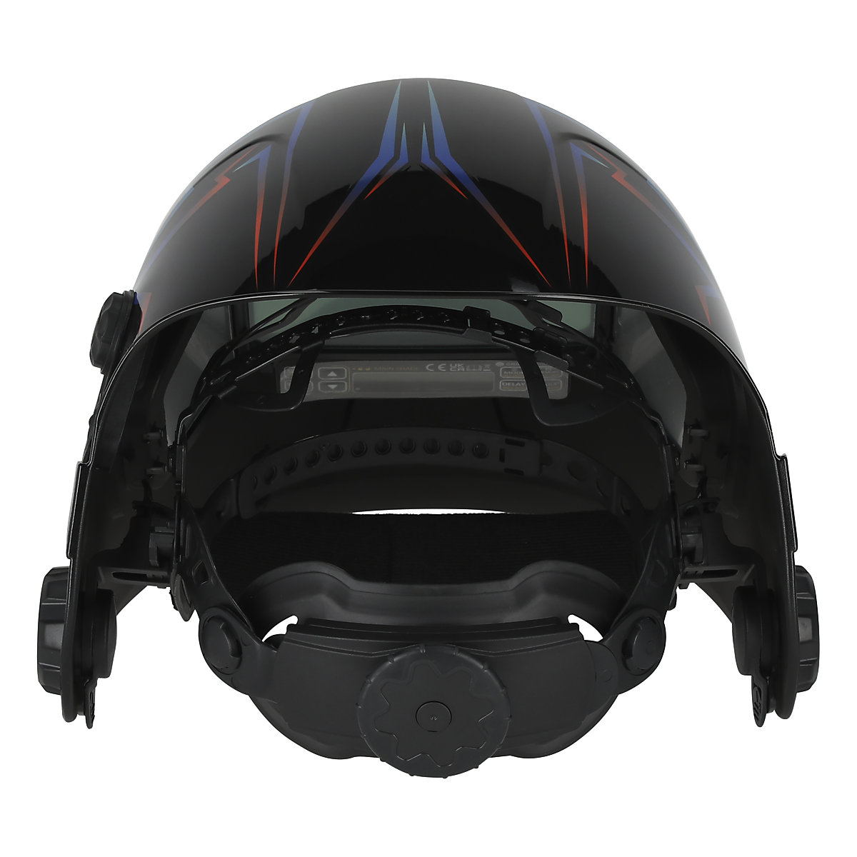 Sealey Panoramic Auto Darkening Welding Helmet | Shade 9-13 (Product illustration 2)-1