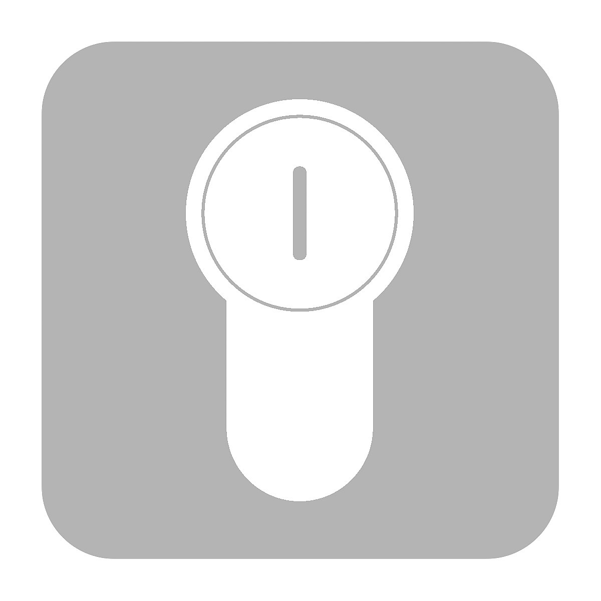 Serrure à cylindre pour placard