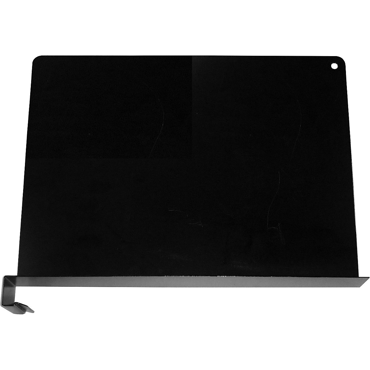 Supporto per raccoglitori da inserire – mauser, altezza 250 mm, conf. da 5 pz., nero grafite-0