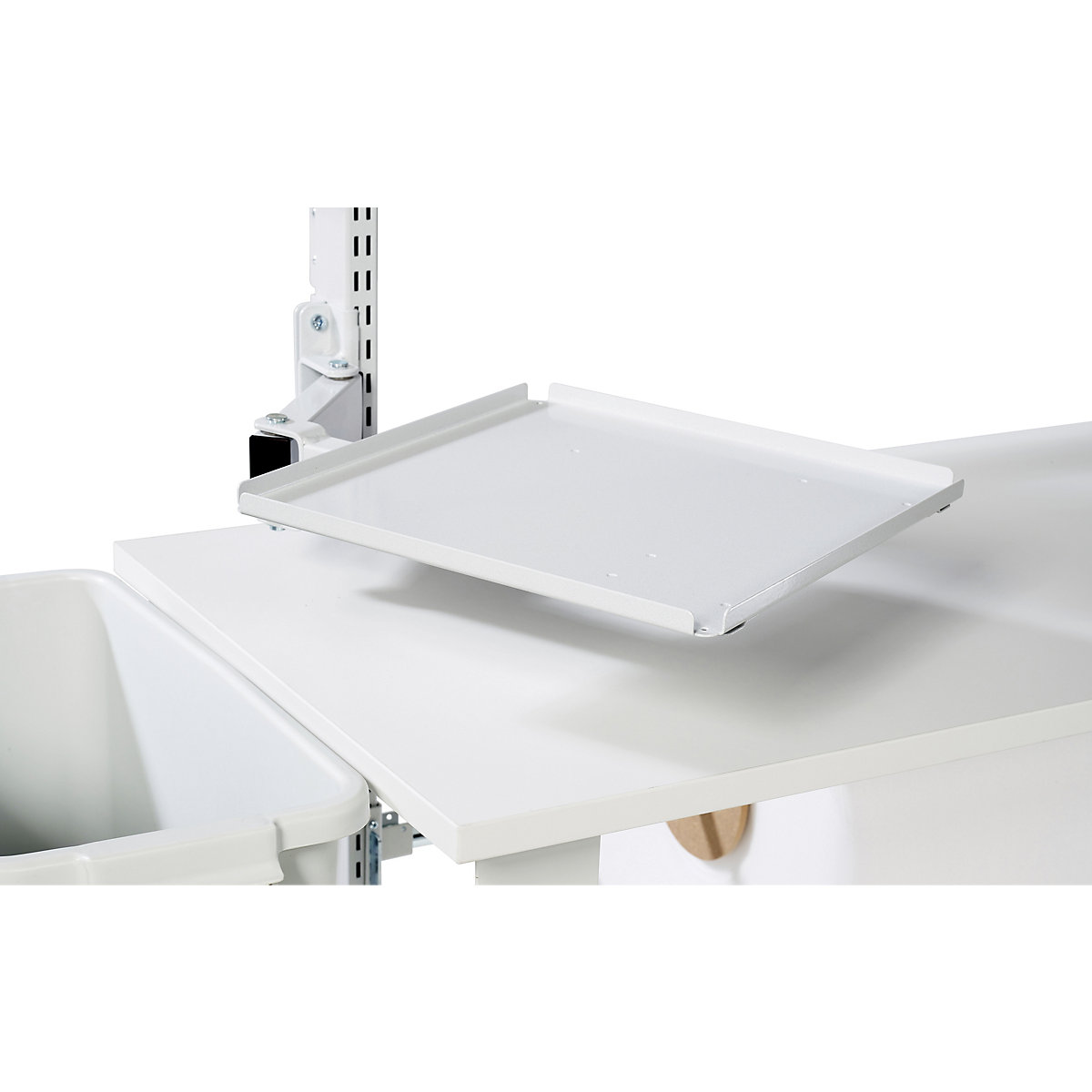 Treston ESD IT Monitor Shelf with Arm | 365w x 365d mm
