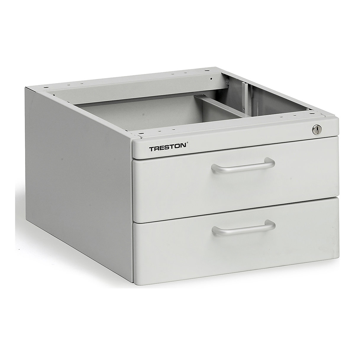 Treston Two Drawer Unit | 245h x 370w x 460d mm | 2 x 100mm High Drawers