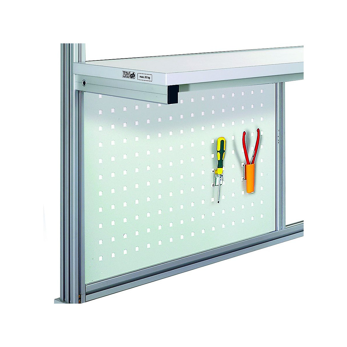 Treston Workbench Perforated Panel 500h x 985w mm 9mm Perforations