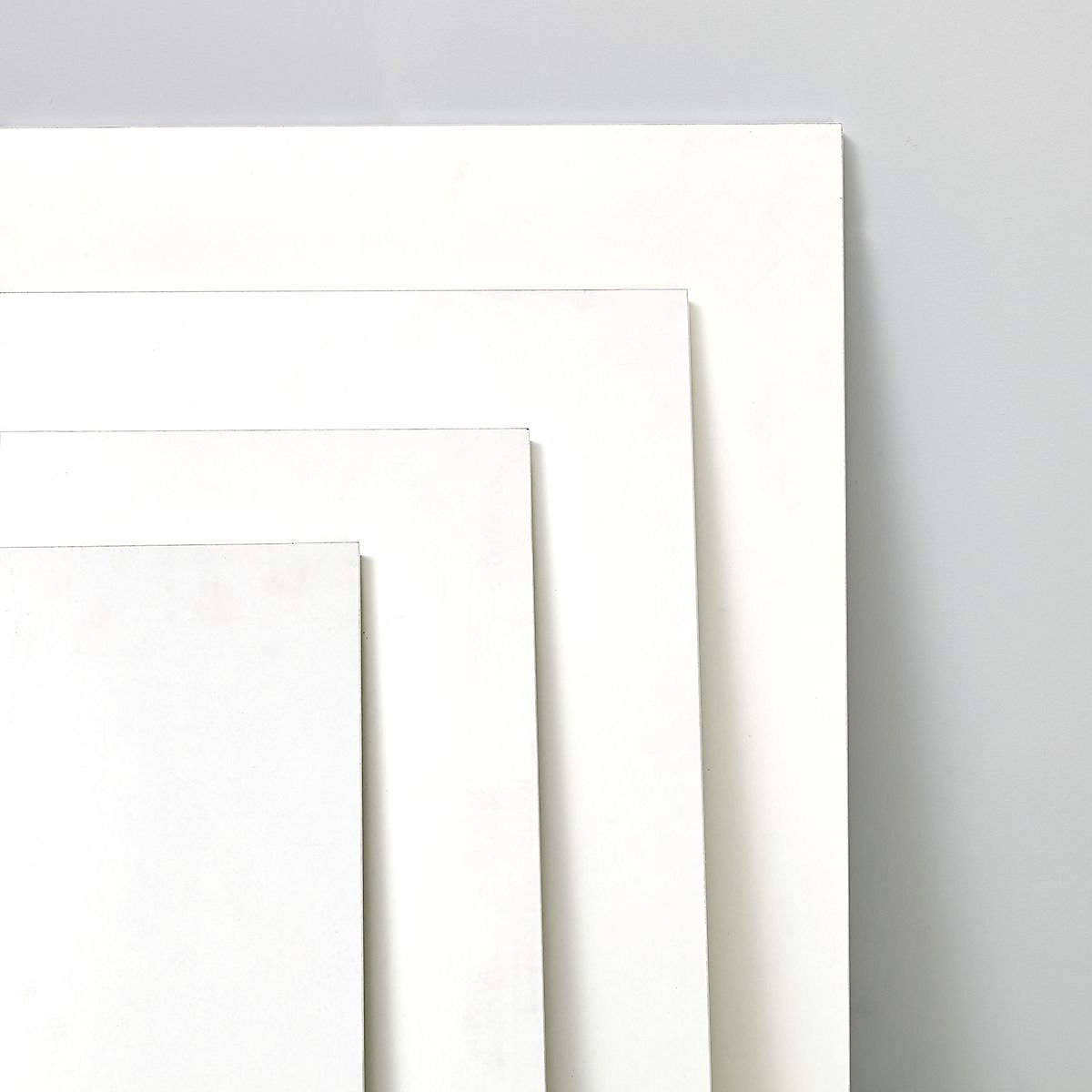 TwinSlot Shelving Light-Duty White Melamine Shelf, 18h x 1000w x 200d mm