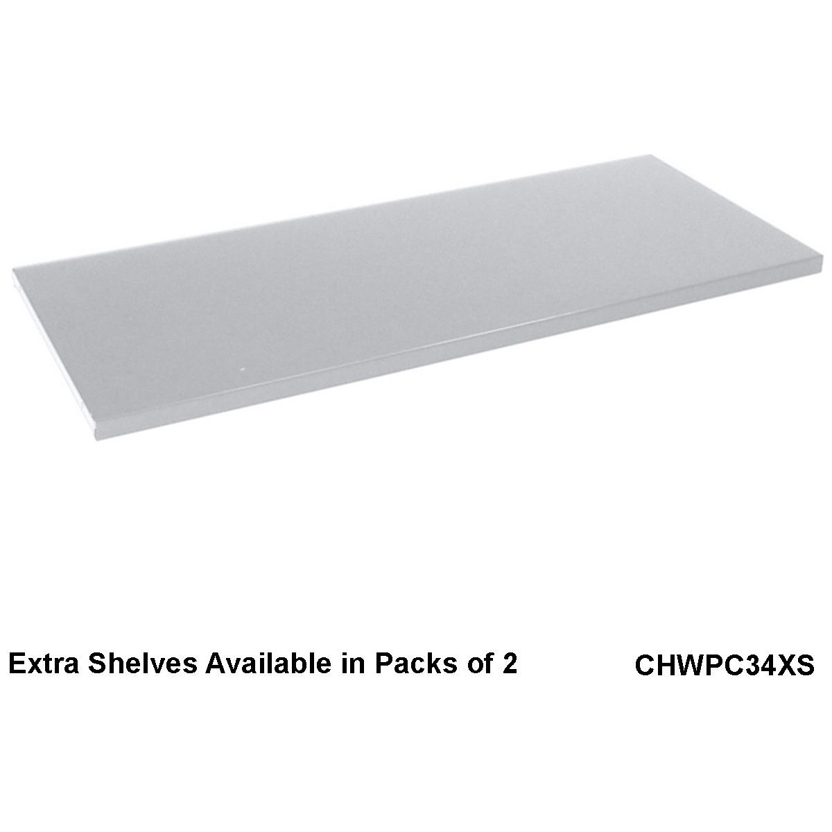 Value Workplace Steel Cupboard | 915w x 421d mm | 2x Shelves (Product illustration 2)-1