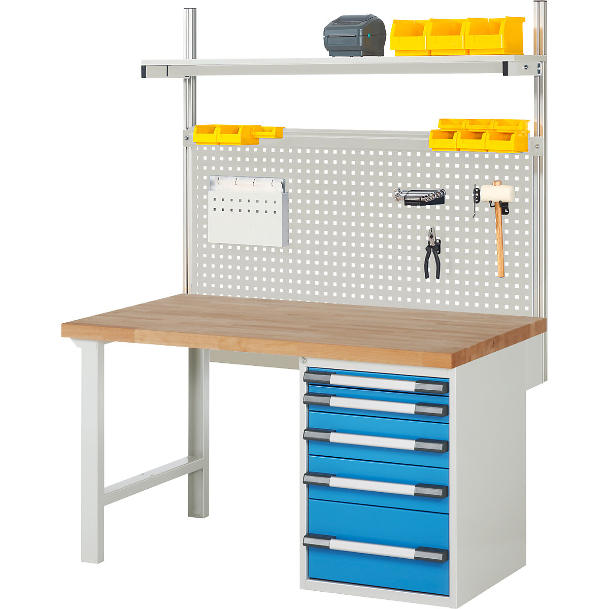 Werkbank met systeemopbouw serie 7000 – eurokraft pro