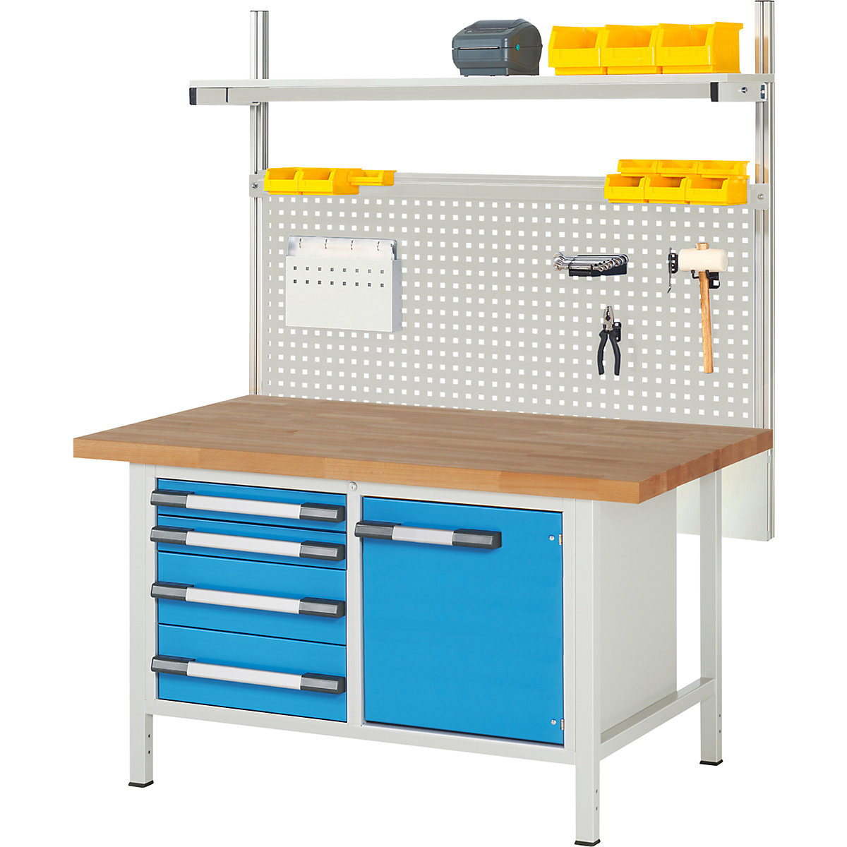 Werkbank met systeemopbouw serie 8000 – eurokraft pro