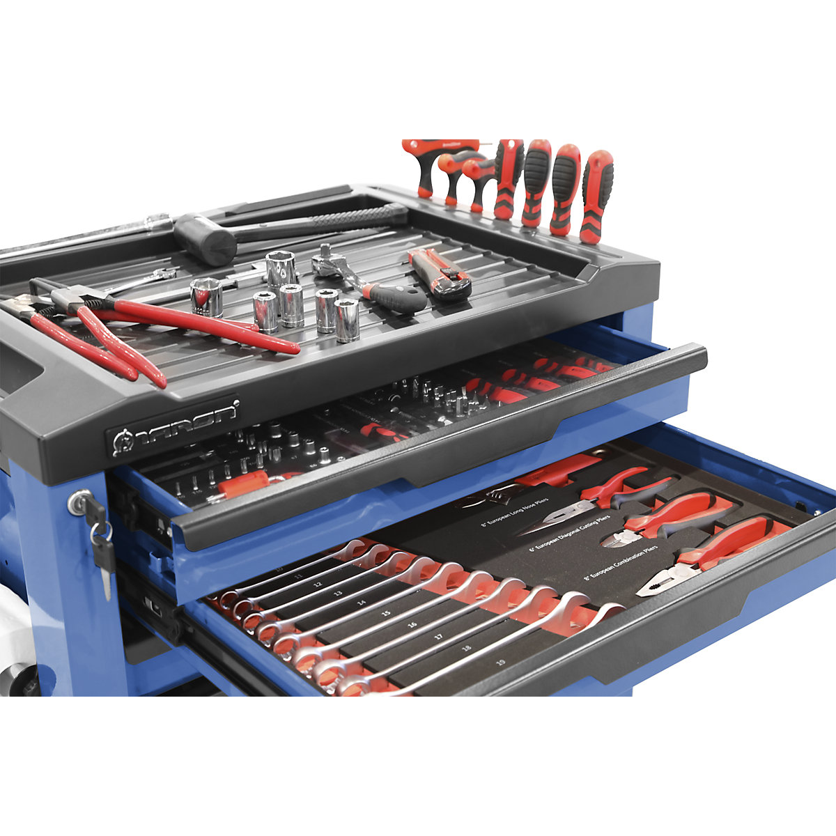 Werkzeugwagen inkl. 145 Werkzeugen (Produktabbildung 3)-2