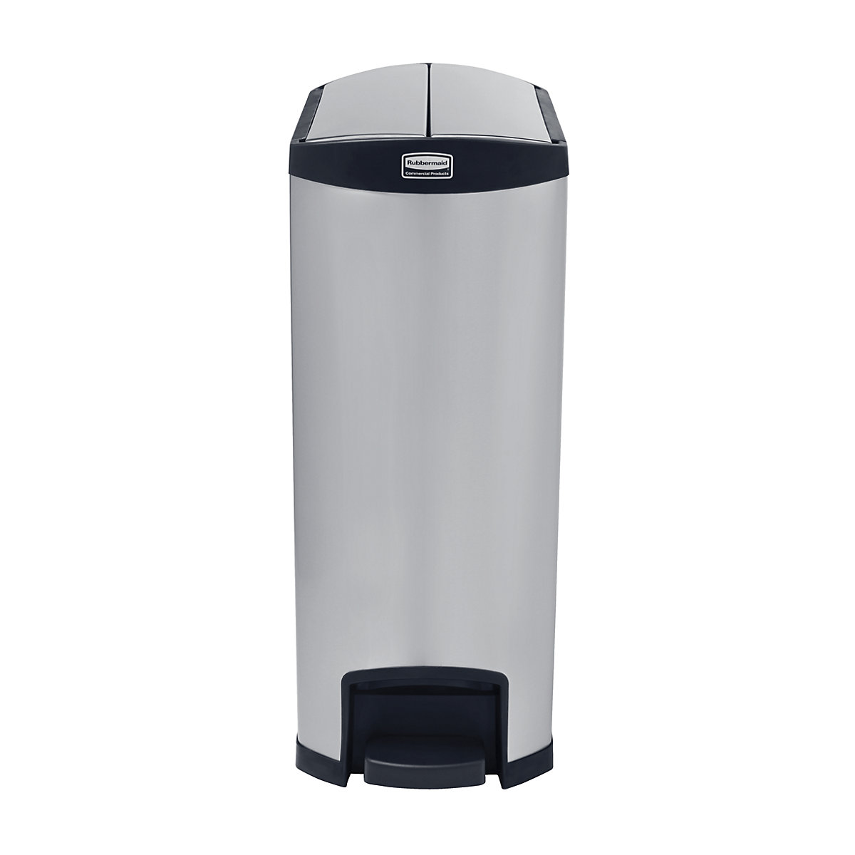 Rubbermaid Edelstahl-Tretabfallsammler SLIM JIM® (Produktabbildung 2)