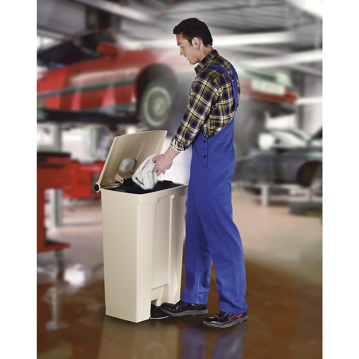 Tretabfalleimer, Industrie Rubbermaid (Produktabbildung 2)-1
