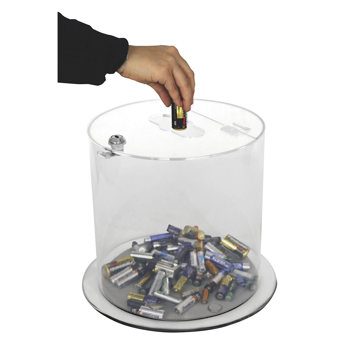 Behälter zur Sammlung von Handschuhen, Masken oder Batterien (Produktabbildung 3)-2