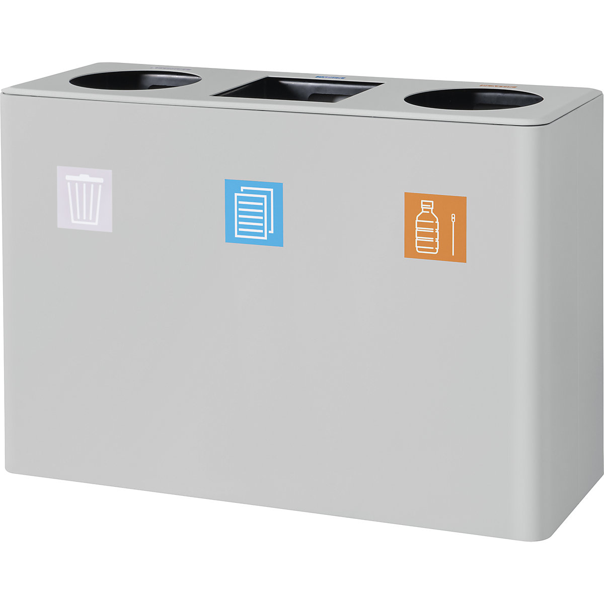 Wertstoffsammelstation, Volumen 3 x 30 l, mit Inneneimern