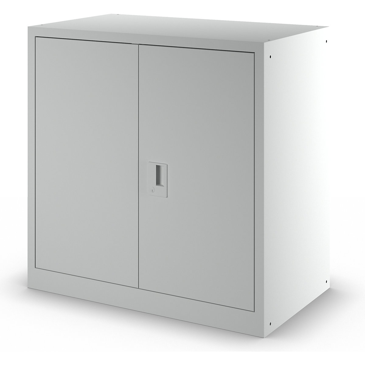 Szárnyasajtós szekrény, 2 polc – LISTA (Termék képe 5)-4