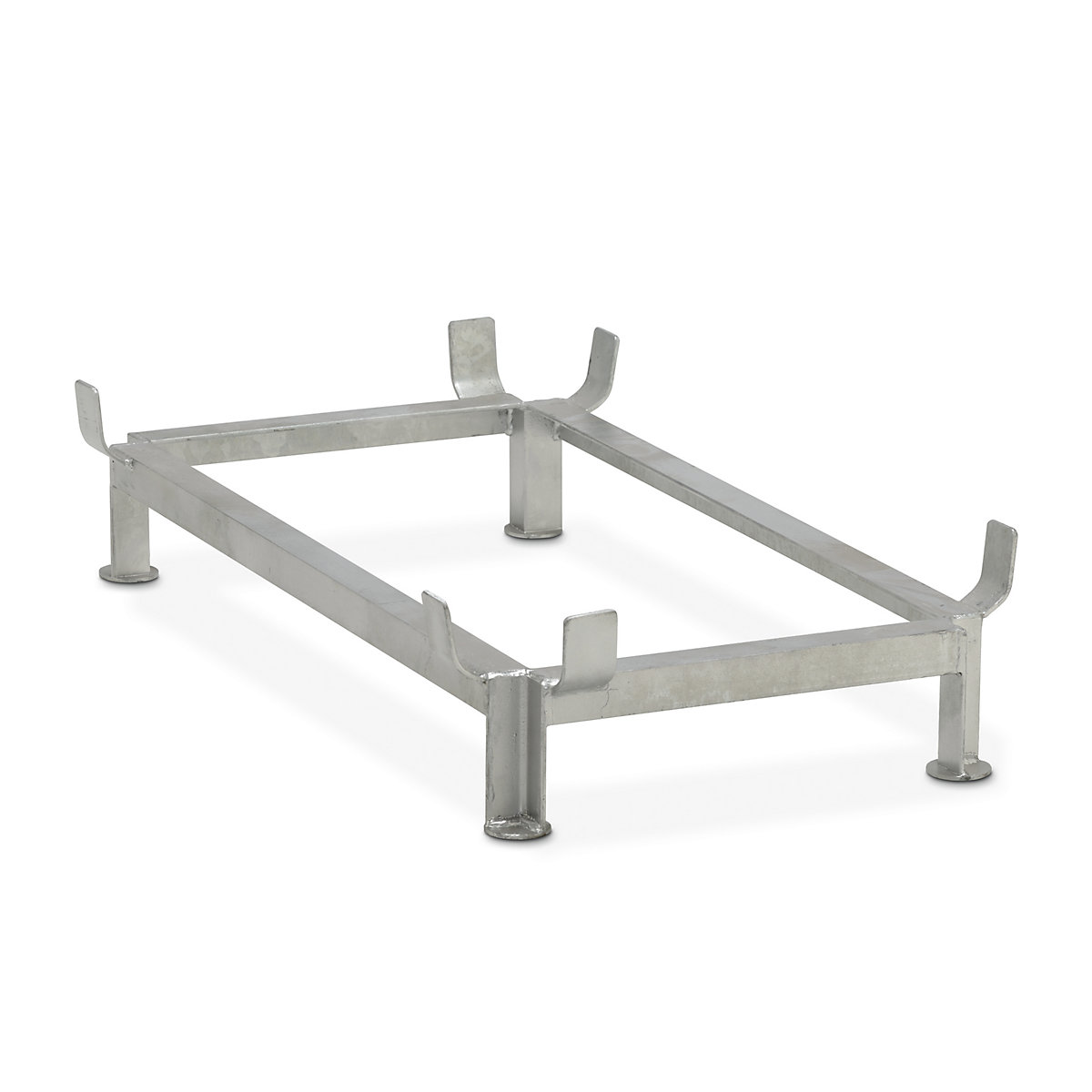 Cadru cu picioare din oțel – CEMO, zincat, pentru lung. x lăț. 1170 x 690 mm, capacitate 300 litri-0