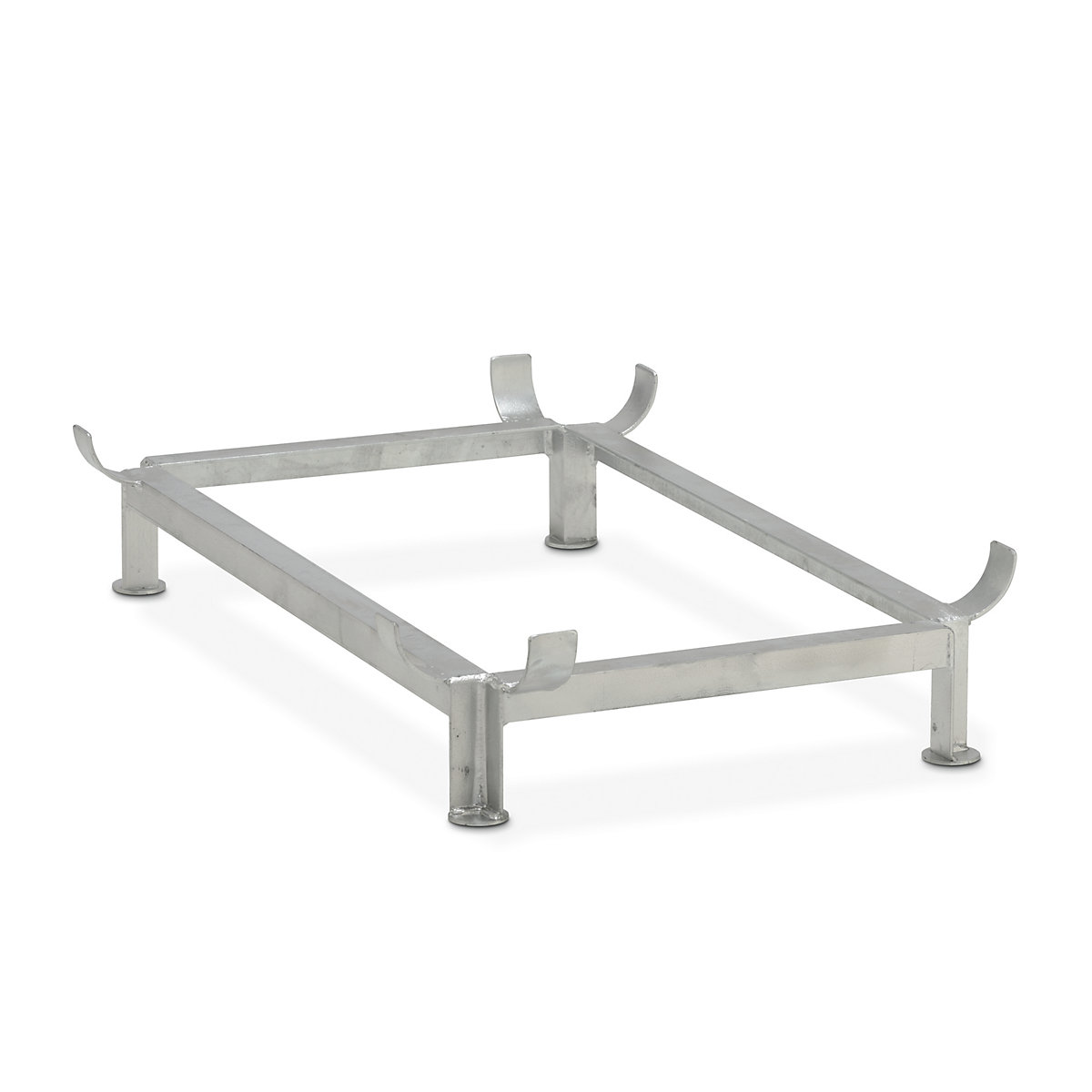 Cadru cu picioare din oțel – CEMO, zincat, pentru lung. x lăț. 1190 x 790 mm, capacitate 400 litri-0