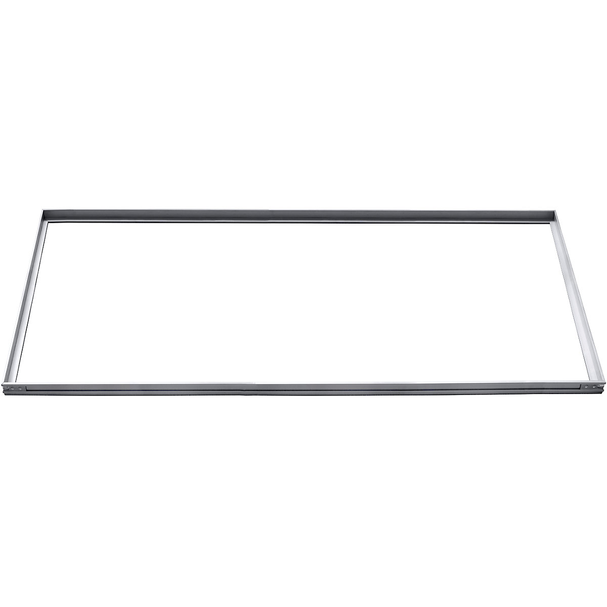 Cadru de montaj din aluminiu – Miltex, pentru covoraș cu profiluri din aluminiu, pentru lung. x lăț. 1585 x 785 mm-0