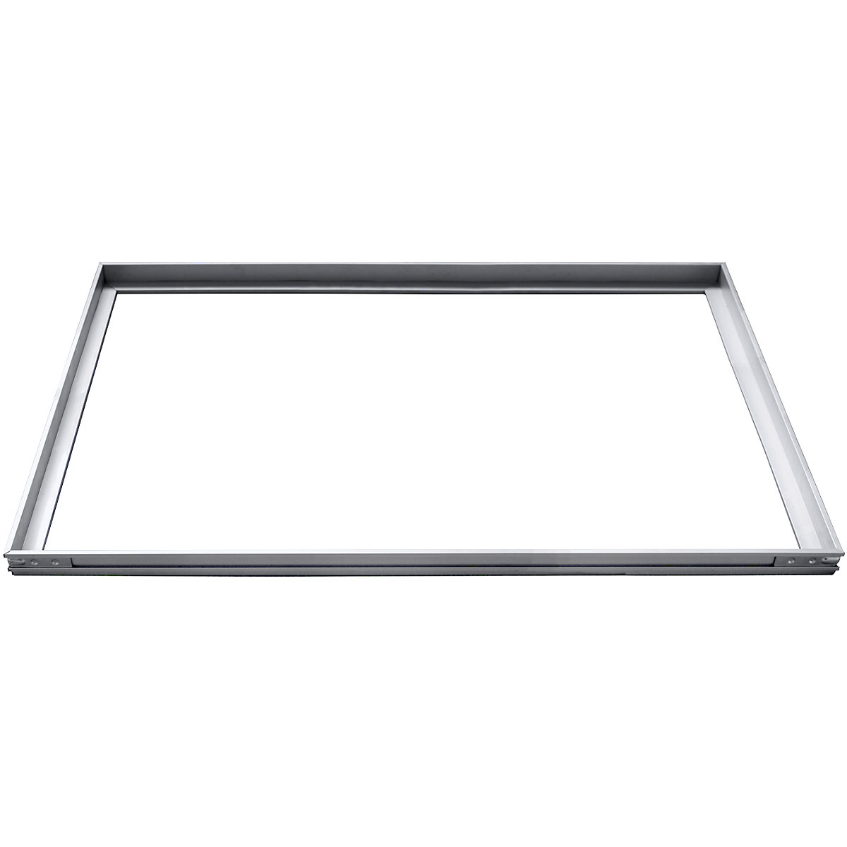Cadru de montaj din aluminiu – Miltex, pentru covoraș cu profiluri din aluminiu, pentru lung. x lăț. 785 x 585 mm-0