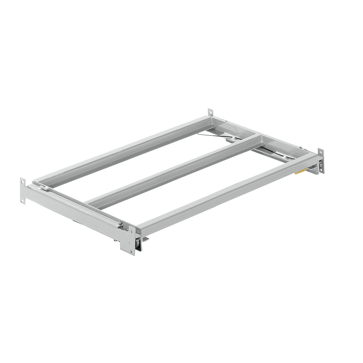 Cadru extensibil – LISTA, lăț. x ad. 1290 x 860 mm, capacitate portantă 1000 kg, extensibil 65%, gri deschis-0