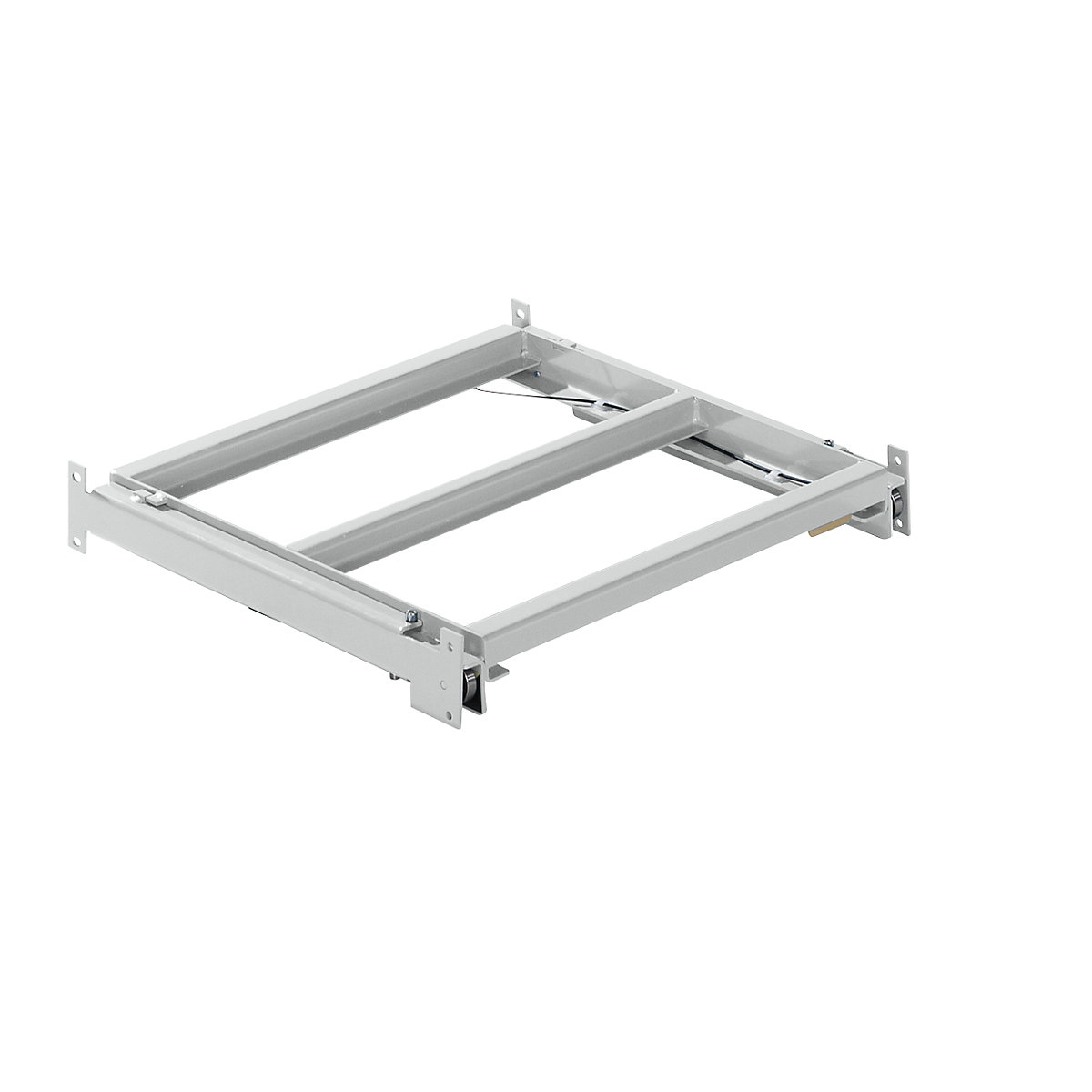 Cadru extensibil – LISTA, lăț. x ad. 1290 x 1260 mm, capacitate portantă 800 kg, extensibil 65%, gri deschis-0