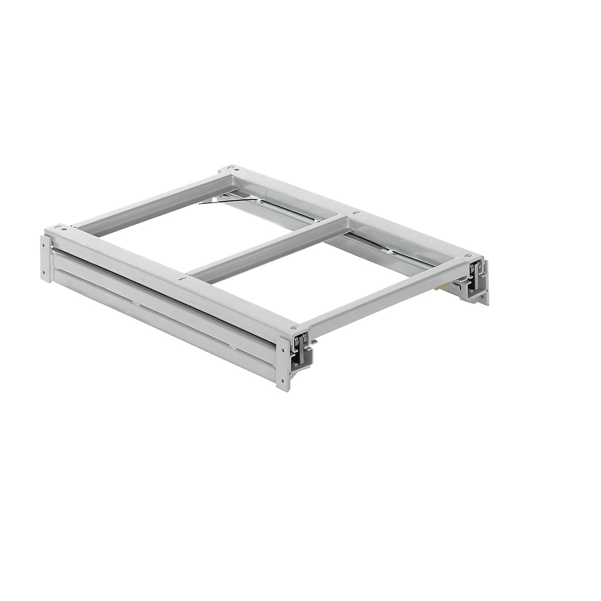 Cadru extensibil – LISTA, lăț. x ad. 890 x 1260 mm, capacitate portantă 800 kg, extensibil 100%, gri deschis-0