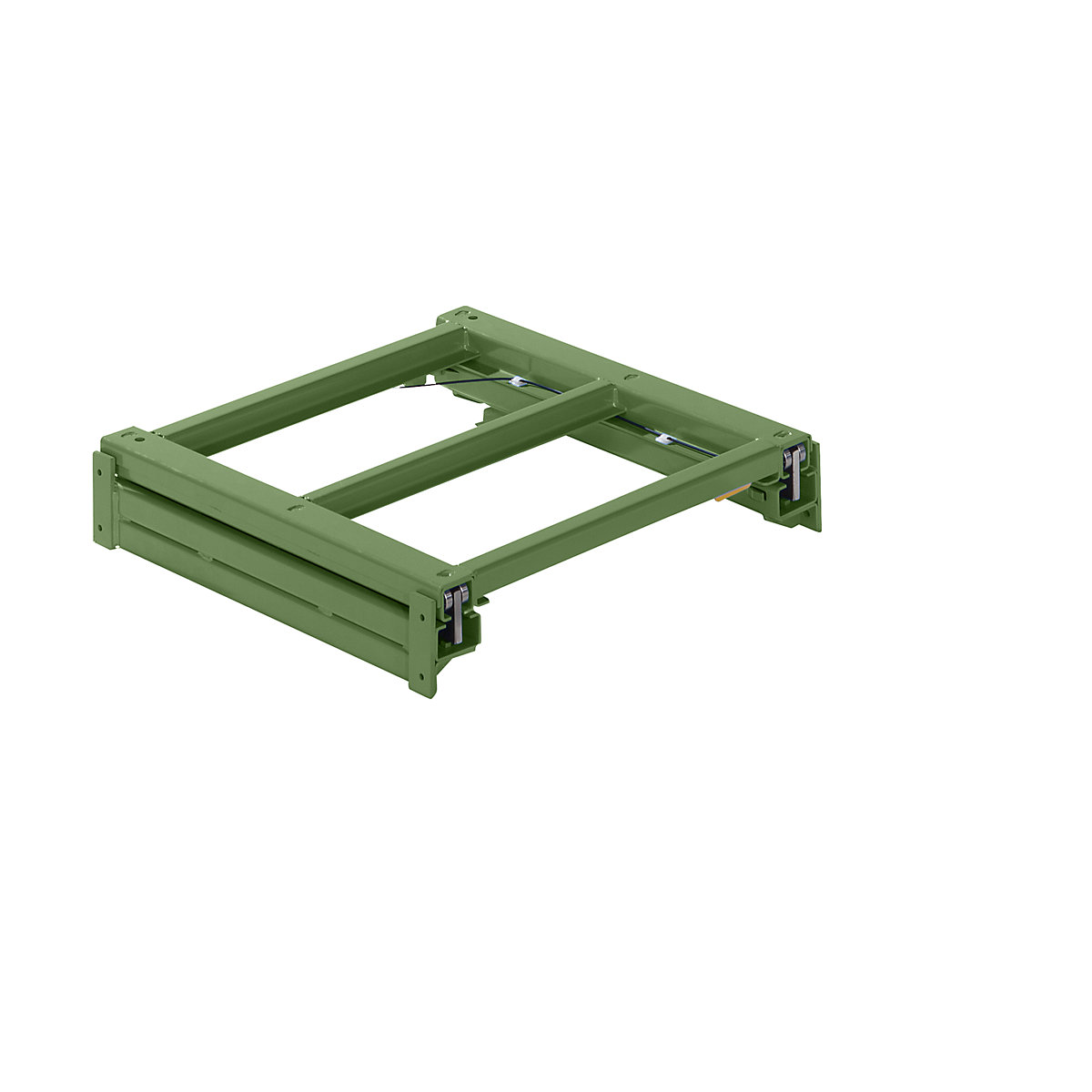 Cadru extensibil – LISTA, lăț. x ad. 890 x 860 mm, capacitate portantă 1000 kg, extensibil 100%, verde reseda-0