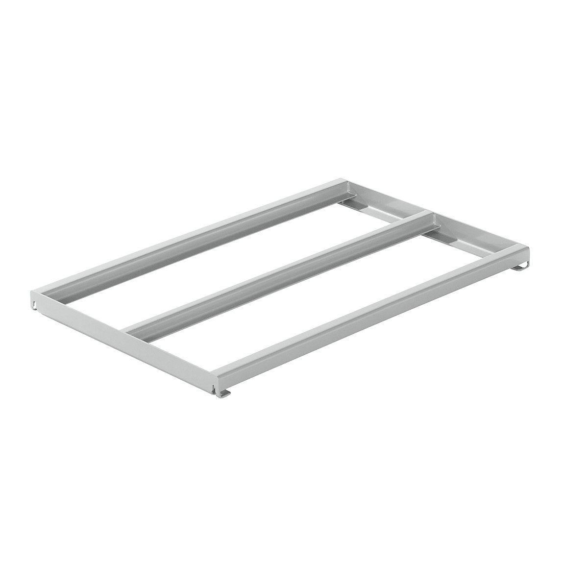 Cadru fix – LISTA, lăț. x ad. 1290 x 860 mm, sarcină maximă poliță 1000 kg, gri deschis-0