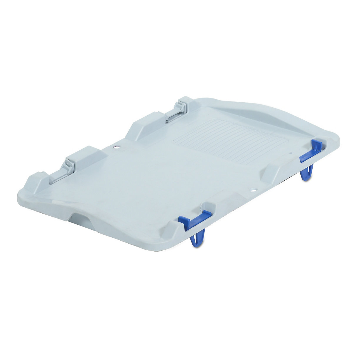 Capac cu balama, pentru prindere cu clips, pentru lung. x lăț. 300 x 200 mm, amb. 5 buc.-0