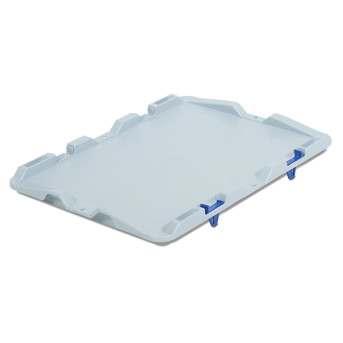 Capac cu balama, pentru prindere cu clips, pentru lung. x lăț. 400 x 300 mm, amb. 5 buc.-0