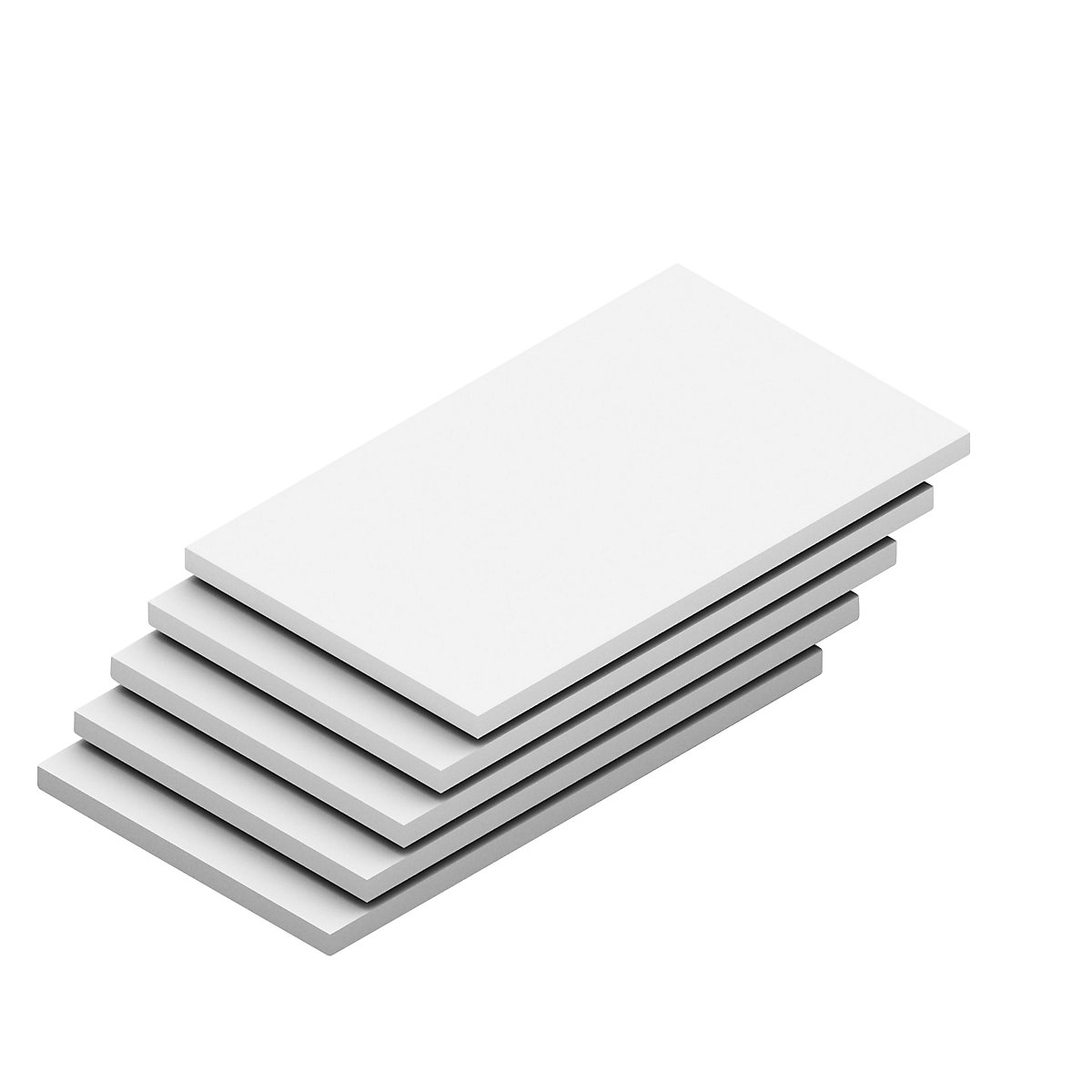 Poliță, lățime 1000 mm, amb. 5 buc. – hofe, adâncime 600 mm, capacitate portantă 350 kg, gri-0