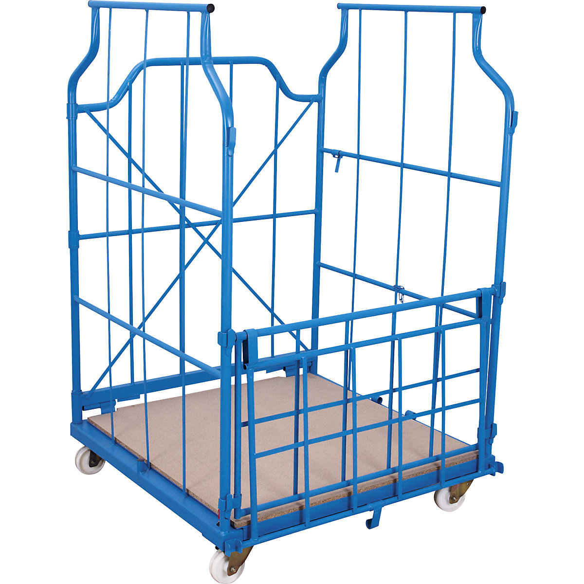 Ușă frontală, rabatabilă pe jumătate – eurokraft pro, oțel plat, model 1200-0