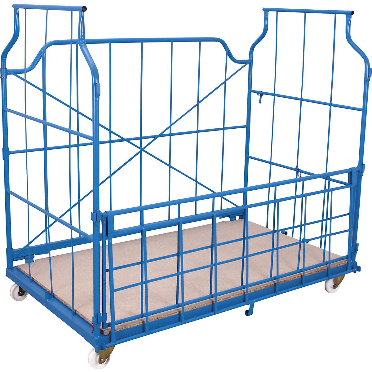 Ușă frontală, rabatabilă pe jumătate – eurokraft pro, oțel plat, model 2000-0