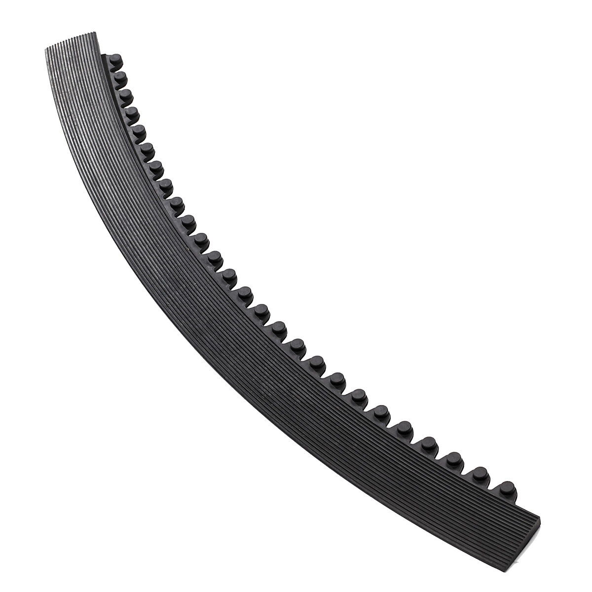NOTRAX – Margine de acces pentru covoraș cu unghi de 45°, rază 910 mm, negru