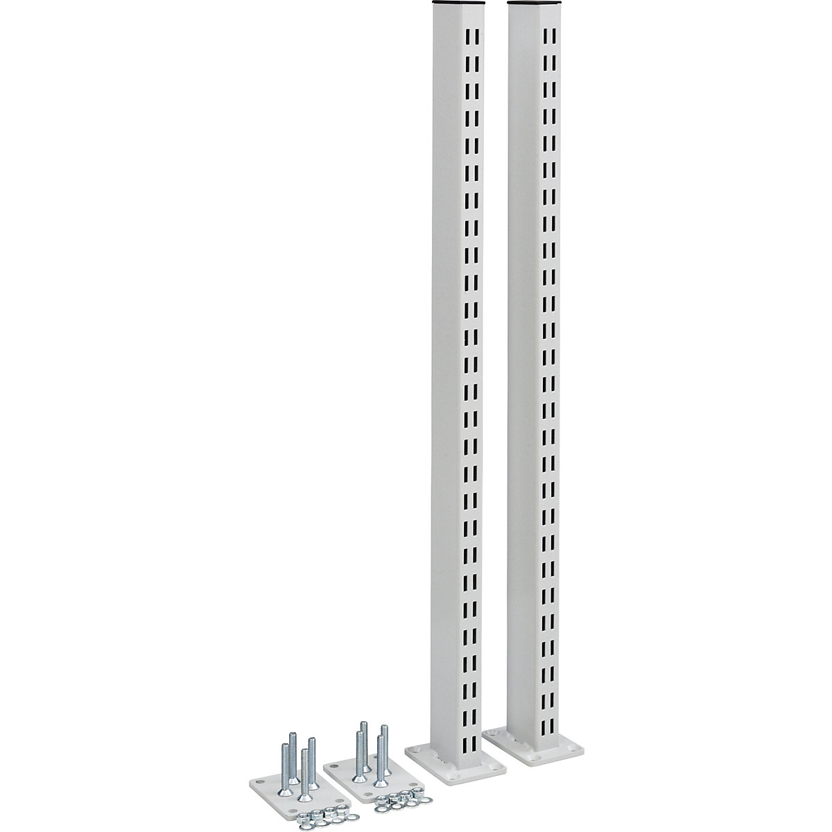 Treston – Montant perforat pentru masă de lucru, cu flanșă, 1 pereche, înălțime 790 mm